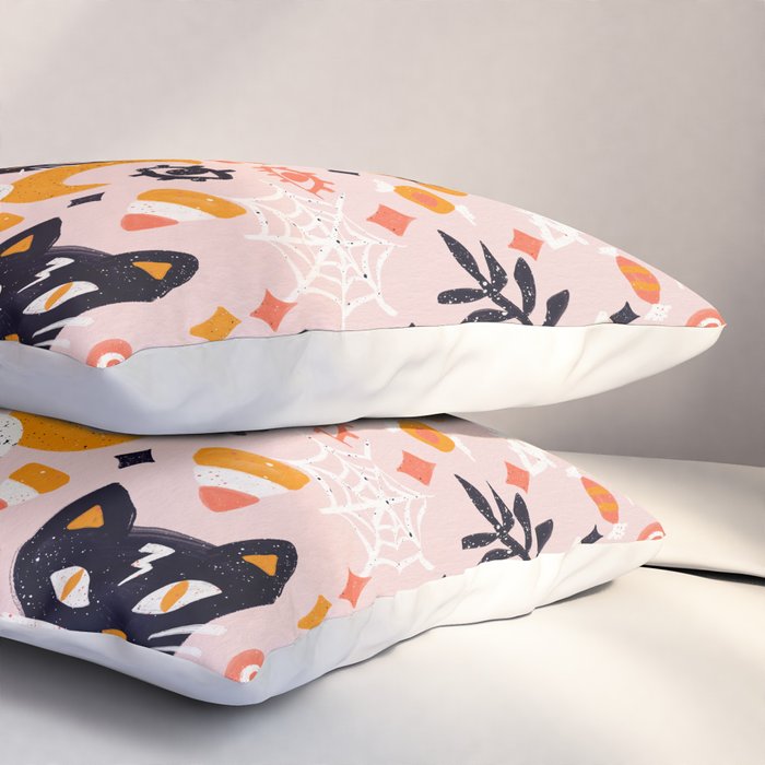 Trick Or Treat Yourself - Blush Pillow Sham Gallery Image 3