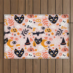 Trick Or Treat Yourself - Blush Outdoor Rug Gallery Image 1