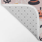 Trick Or Treat Yourself - Blush Bath Mat Gallery Image 2