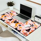 Trick Or Treat Yourself - Blush Desk Mat Gallery Image 2