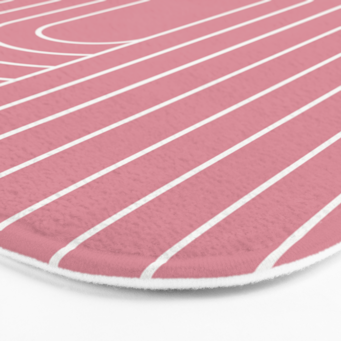 Oval Lines Abstract VI Bath Mat Gallery Image 3
