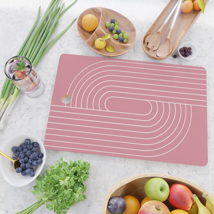 Oval Lines Abstract VI Cutting Board Gallery Image 2