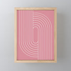 Oval Lines Abstract VI Mini Art Print Gallery Image 1