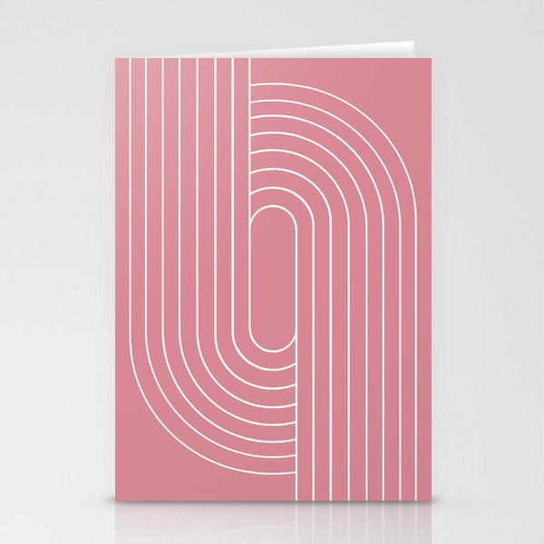 Oval Lines Abstract VI Stationery Card Gallery Image 2