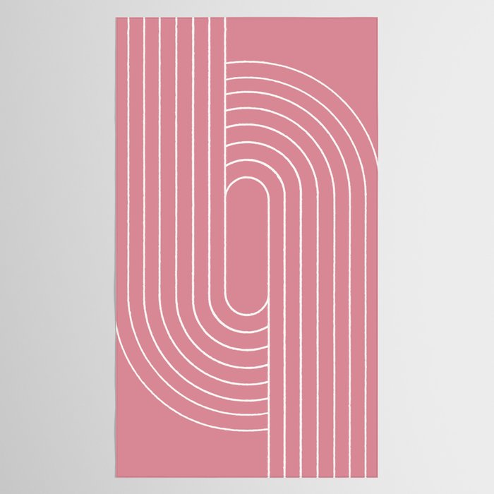 Oval Lines Abstract VI Tablecloth Gallery Image 2