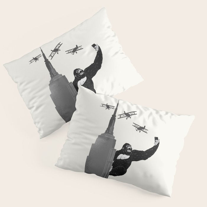 Selfie King Kong Pillow Sham Gallery Image 3