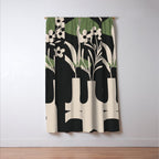 Abstract Blooms 3 Window Curtain Gallery Image 3
