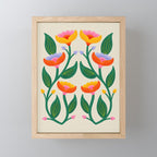 Symmetrical Flowers 2 Mini Art Print Gallery Image 1