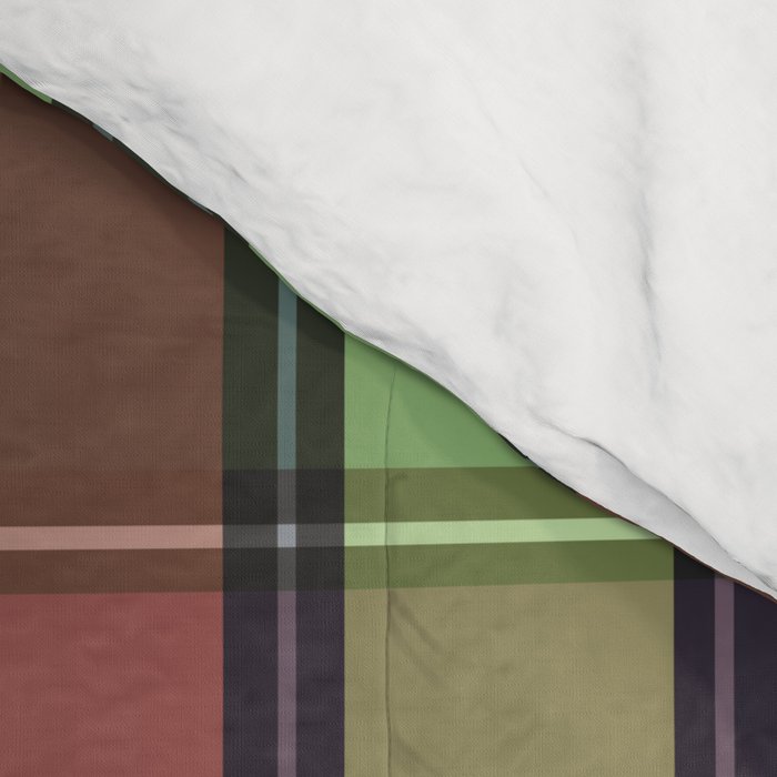 Fusion Colorful Toned Grids C Comforter Gallery Image 4