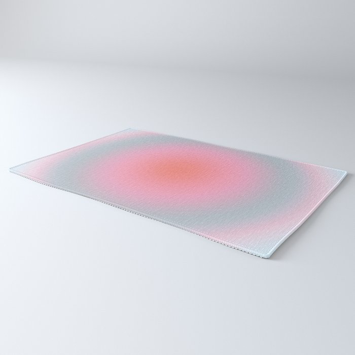 Gradient Print Pastel Aesthetic Preppy Modern Decor Minimal Abstract Gradient Rug Gallery Image 3