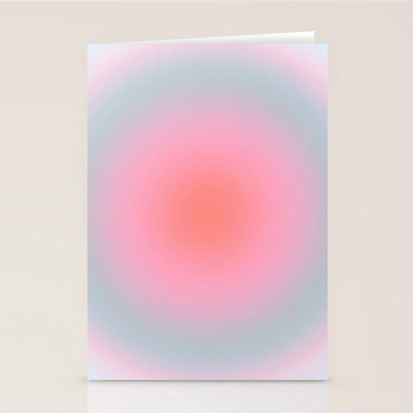 Gradient Print Pastel Aesthetic Preppy Modern Decor Minimal Abstract Gradient Stationery Card Gallery Image 2
