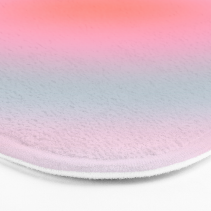 Gradient Print Pastel Aesthetic Preppy Modern Decor Minimal Abstract Gradient Bath Mat Gallery Image 3