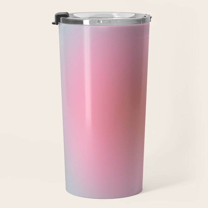 Gradient Print Pastel Aesthetic Preppy Modern Decor Minimal Abstract Gradient Travel Mug Gallery Image 3