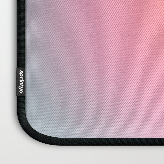 Gradient Print Pastel Aesthetic Preppy Modern Decor Minimal Abstract Gradient Laptop Sleeve Gallery Image 3