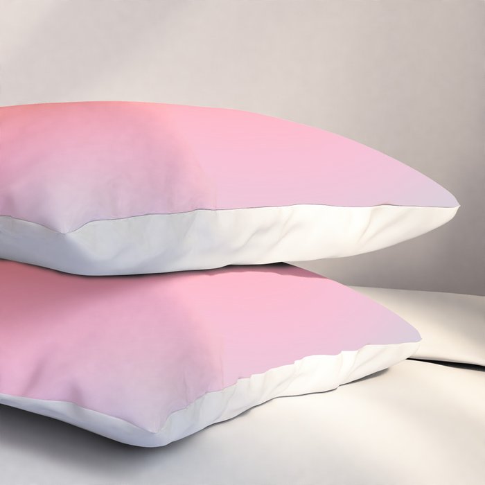 Gradient Print Pastel Aesthetic Preppy Modern Decor Minimal Abstract Gradient Pillow Sham Gallery Image 3