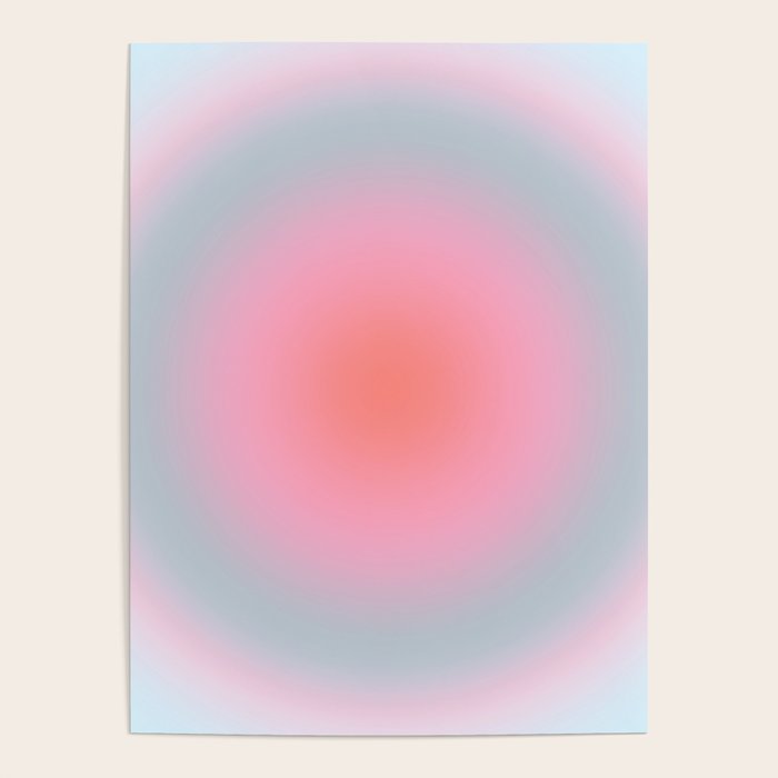 Gradient Print Pastel Aesthetic Preppy Modern Decor Minimal Abstract Gradient Poster Gallery Image 4