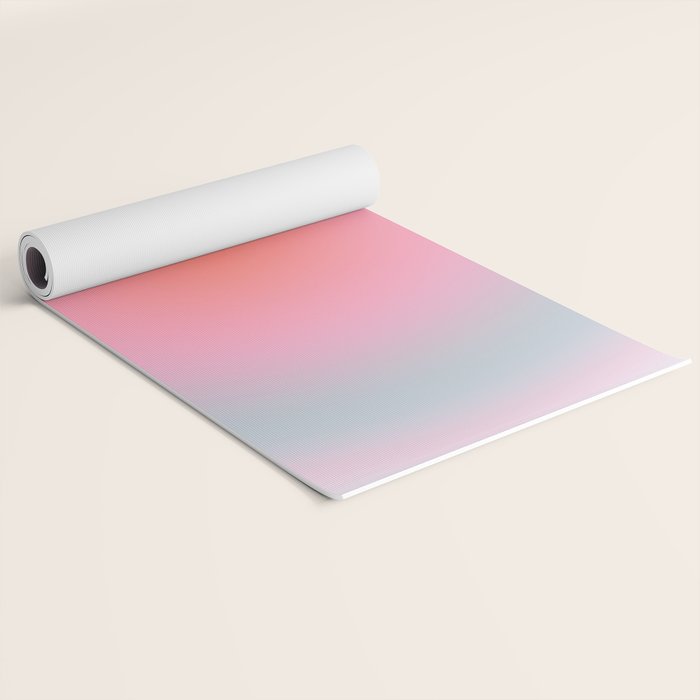 Gradient Print Pastel Aesthetic Preppy Modern Decor Minimal Abstract Gradient Yoga Mat Gallery Image 2