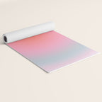 Gradient Print Pastel Aesthetic Preppy Modern Decor Minimal Abstract Gradient Yoga Mat Gallery Image 2