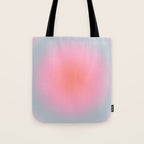 Gradient Print Pastel Aesthetic Preppy Modern Decor Minimal Abstract Gradient Tote Bag Gallery Image 1