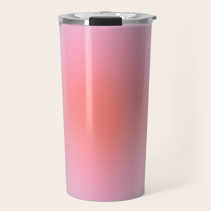 Gradient Print Pastel Aesthetic Preppy Modern Decor Minimal Abstract Gradient Travel Mug Gallery Image 1