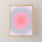 Gradient Print Pastel Aesthetic Preppy Modern Decor Minimal Abstract Gradient Mini Art Print Gallery Image 1