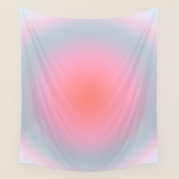 Gradient Print Pastel Aesthetic Preppy Modern Decor Minimal Abstract Gradient Wall Tapestry Gallery Image 1