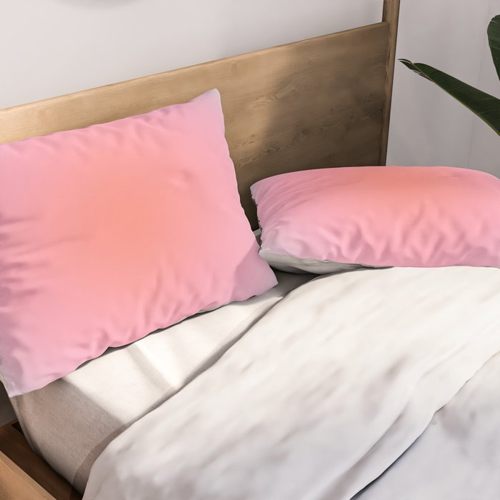 Gradient Print Pastel Aesthetic Preppy Modern Decor Minimal Abstract Gradient Pillow Sham Gallery Image 2