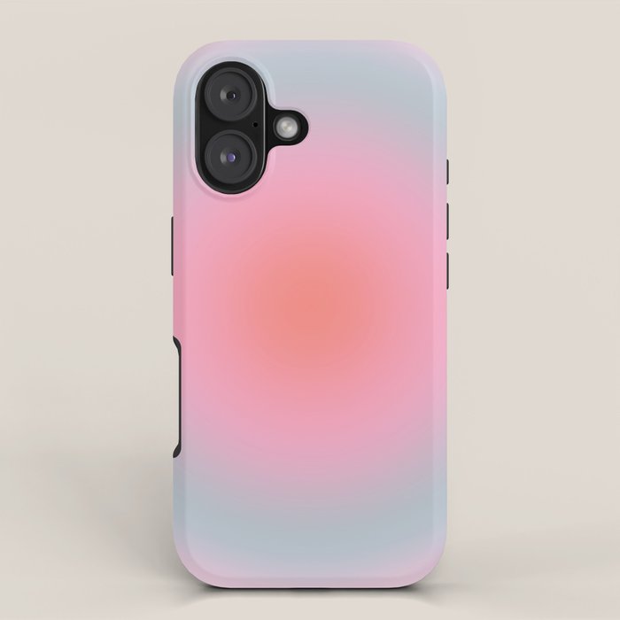 Gradient Print Pastel Aesthetic Preppy Modern Decor Minimal Abstract Gradient iPhone Case Gallery Image 1