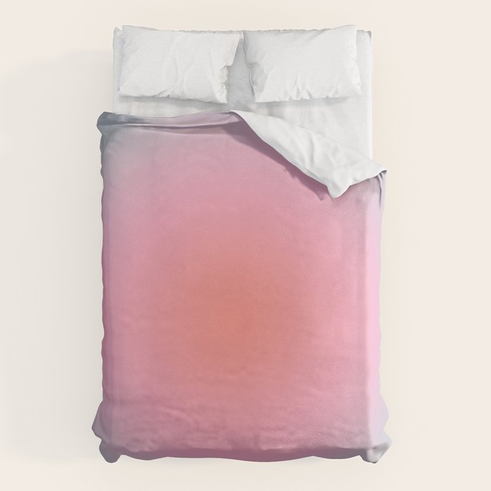 Gradient Print Pastel Aesthetic Preppy Modern Decor Minimal Abstract Gradient Duvet Cover Gallery Image 1