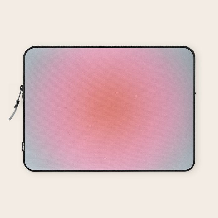 Gradient Print Pastel Aesthetic Preppy Modern Decor Minimal Abstract Gradient Laptop Sleeve Gallery Image 1