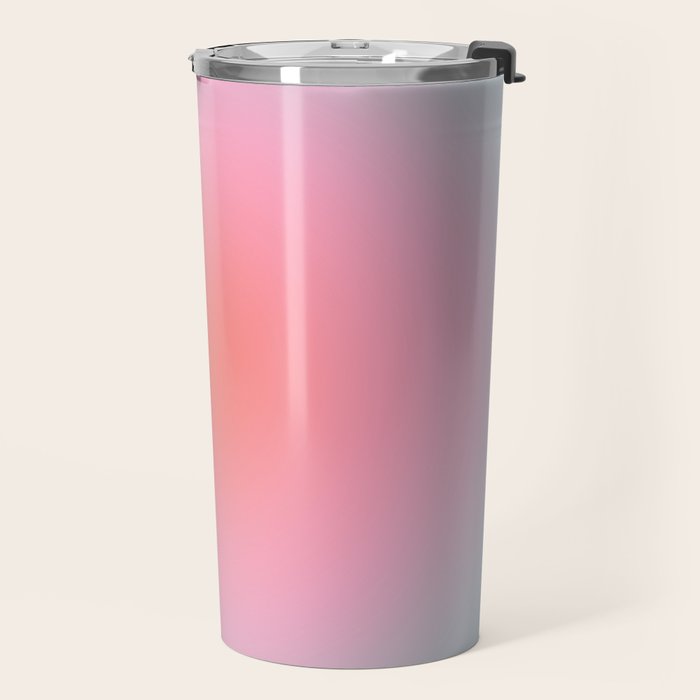 Gradient Print Pastel Aesthetic Preppy Modern Decor Minimal Abstract Gradient Travel Mug Gallery Image 2