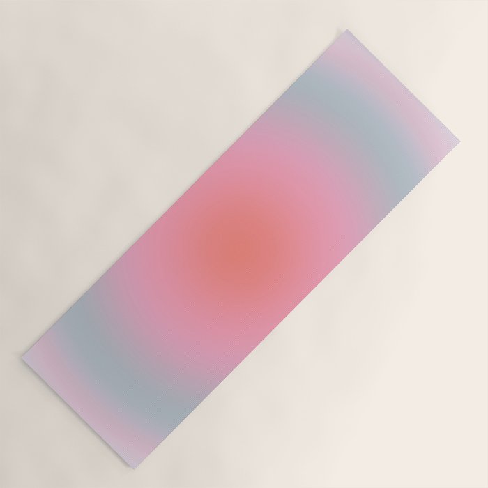 Gradient Print Pastel Aesthetic Preppy Modern Decor Minimal Abstract Gradient Yoga Mat Gallery Image 1