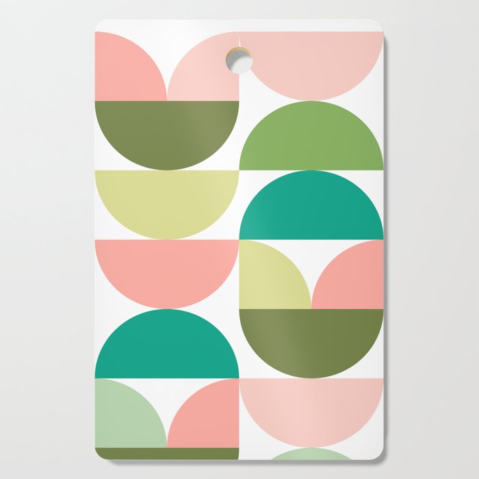 Mod Geometrics | Green Cutting Board Gallery Image 1