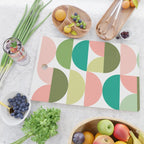 Mod Geometrics | Green Cutting Board Gallery Image 2