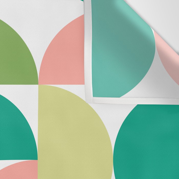 Mod Geometrics | Green Wall Tapestry Gallery Image 3