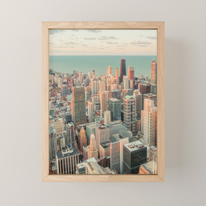 CHICAGO SKYSCRAPERS Mini Art Print Gallery Image 1