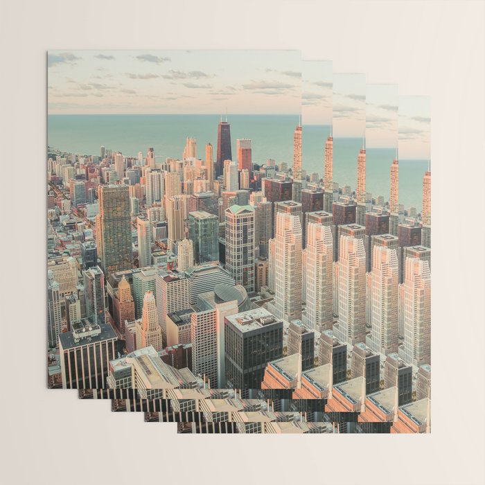 CHICAGO SKYSCRAPERS Wrapping Paper Gallery Image 3