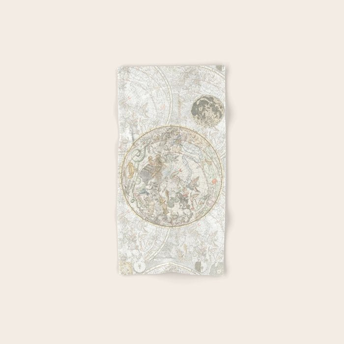 Star map of the Southern Starry Sky Bath Towel Gallery Image 1