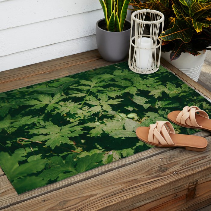 Some Greenery II Outdoor Rug Gallery Image 2