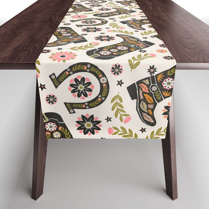 Giddy Up - Cowgirl Boot Table Runner Gallery Image 1