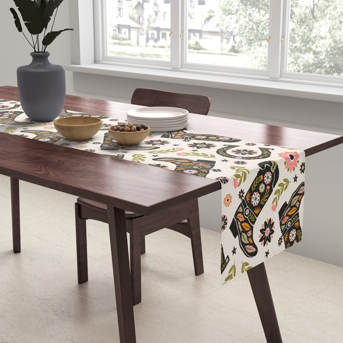 Giddy Up - Cowgirl Boot Table Runner Gallery Image 2
