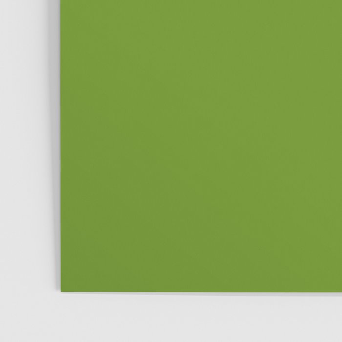 Color Block Bright Aqua Blue and Vibrant Spring Green Poster Gallery Image 3