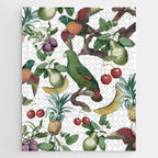 Tropical Vintage Floral and Fauna Jigsaw Puzzle Gallery Image 1