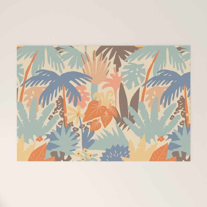 Sunny jungle Welcome Mat Gallery Image 1