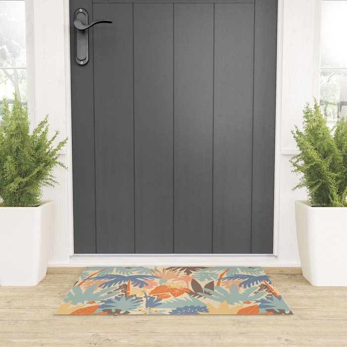 Sunny jungle Welcome Mat Gallery Image 3