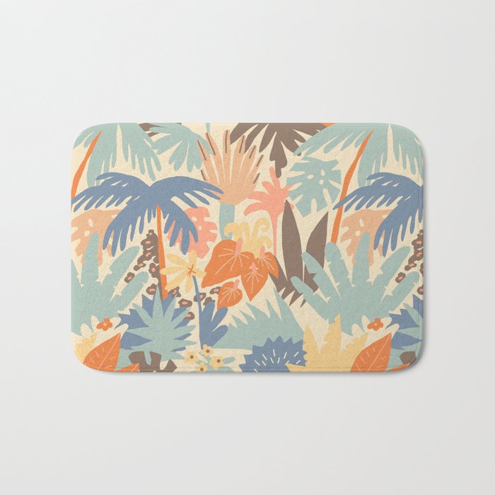 Sunny jungle Bath Mat Gallery Image 1