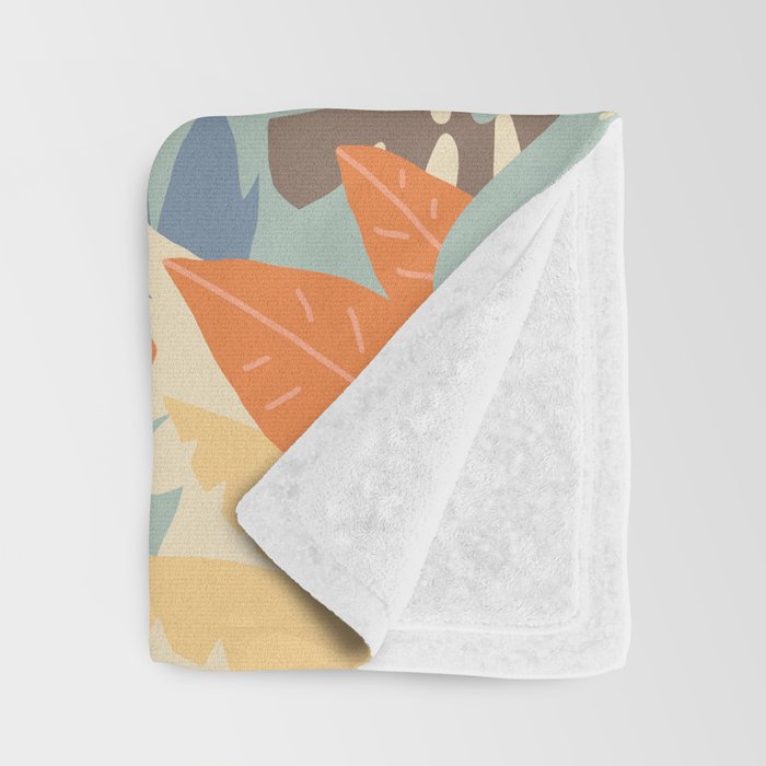 Sunny jungle Throw Blanket Gallery Image 3