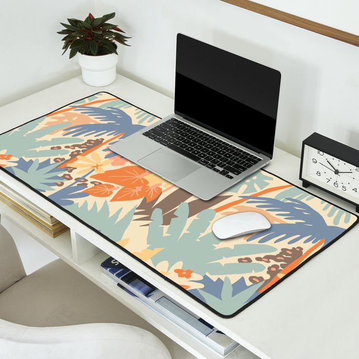 Sunny jungle Desk Mat Gallery Image 2