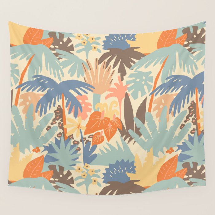 Sunny jungle Wall Tapestry Gallery Image 1