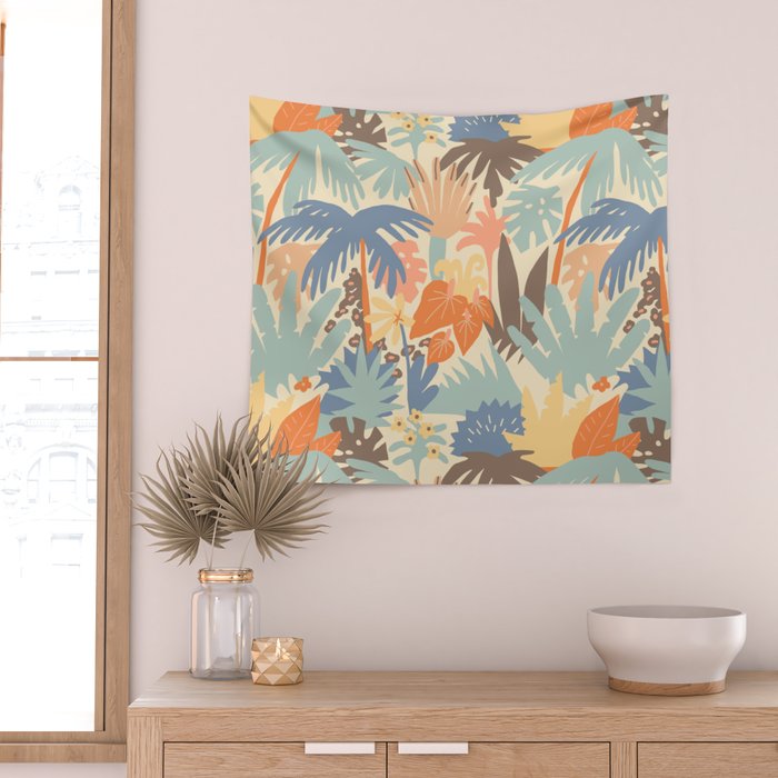 Sunny jungle Wall Tapestry Gallery Image 2